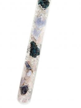 Visuddha-Chakra Halschakra, Kehlchakra - quintESSENCE Edelsteinwasser-CHAKRA-Stab