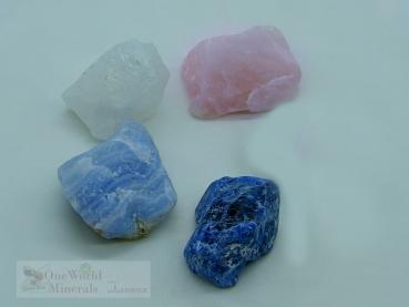 "Visuddha-Chakra Halschakra, Kehlchakra" - quintESSENCE Chakra Wassersteine im Organza-Beutel