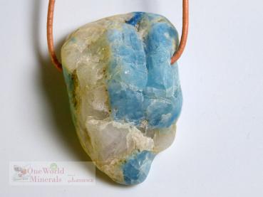Aquamarin-Pegmatit aus dem Fichtelgebirge, Anhänger-Unikat