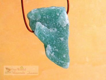 Preview: Aventurin Schmuckanhänger - handgeschliffen,  Einzelstück