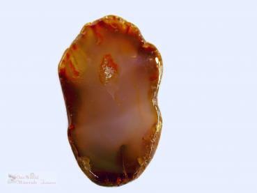 Carneolscheibe, Madagascar, ungebohrt -  Unikat