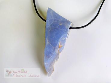 Chalcedon Schmuckanhänger roh  -  Einzelstück