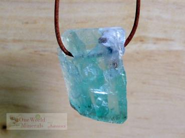 Preview: Fluorit Schmuckanhänger, handpoliert, Einzelstück