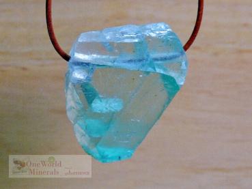 Preview: Fluorit Schmuckanhänger, handpoliert, Einzelstück