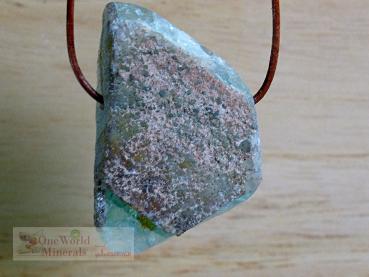 Preview: Fluorit Schmuckanhänger, handpoliert, Einzelstück