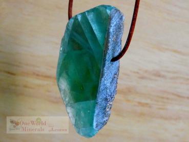 Preview: Fluorit Schmuckanhänger, handpoliert, Einzelstück