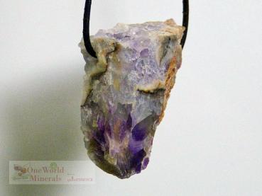 Preview: Fluorit Schmuckanhänger,  handpoliert, Einzelstück