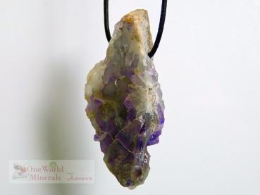 Preview: Fluorit Schmuckanhänger,  handpoliert, Einzelstück