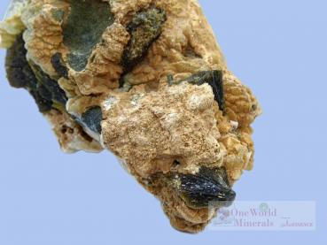 Epidotkristalle auf Muttergestein, Skardu, Pakistan/Himalaya