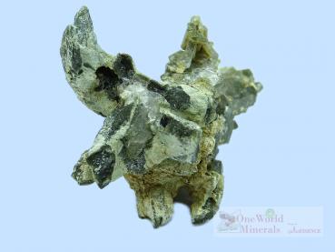 Preview: 3 kleine Bergkristallstufen mit Chlorid, Skardu, Pakistan/Himalaya