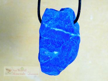 Lapislazuli Schmuckanhänger - roh belassen, Einzelstück