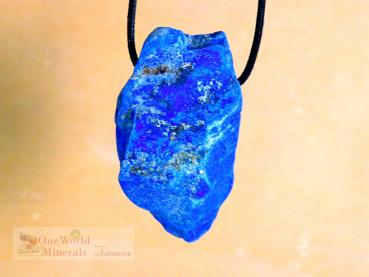 Lapislazuli Schmuckanhänger - roh belassen, Einzelstück