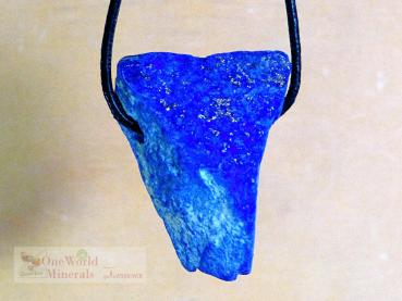 Lapislazuli Schmuckanhänger - roh belassen, Einzelstück
