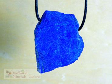 Lapislazuli Schmuckanhänger, handgeschliffen, Einzelstück
