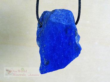 Lapislazuli Schmuckanhänger, handgeschliffen, Einzelstück