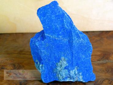 Lapislazuli roh - Deko-Einzelstück