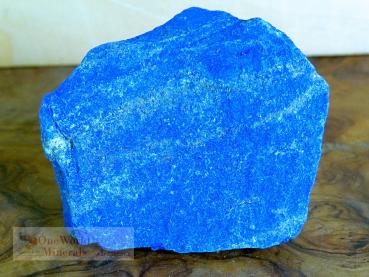 Lapislazuli roh - Deko-Einzelstück