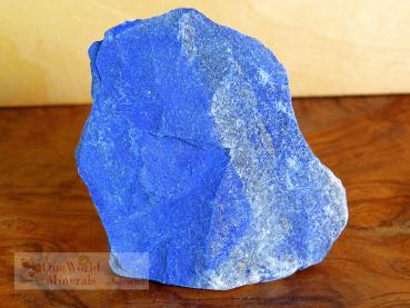 Lapislazuli roh - Deko-Einzelstück