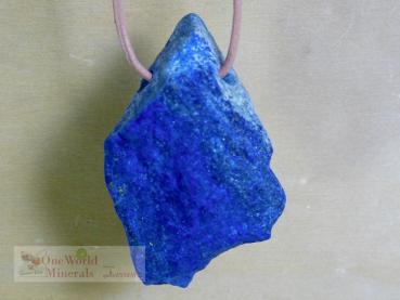 Lapislazuli Schmuckanhänger - roh belassen, Einzelstück