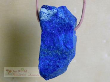 Lapislazuli Schmuckanhänger - roh belassen, Einzelstück
