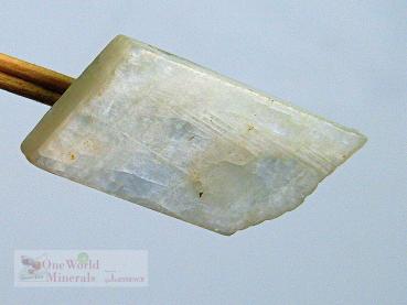 Preview: Mondstein Schmuckanhänger,  handgeschliffen, poliert, mit Blauschimmer - Einzelstück