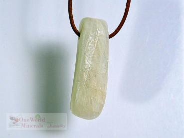 Mondstein aus Tansania, Schmuckanhänger mit Blauschimmer- Einzelstück