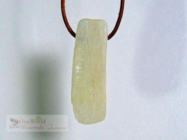 Preview: Mondstein aus Tansania, Schmuckanhänger mit Blauschimmer- Einzelstück