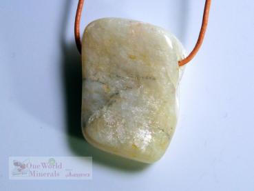 Preview: Mondstein aus Tansania, Schmuckanhänger mit Blauschimmer (oben) - Einzelstück