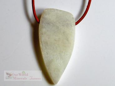 Preview: Freudentränen,  handgeschliffener Mondstein (Var.2), Blauschimmer, Einzelstück