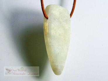 Freudentränen,  handgeschliffener Mondstein (Var.2), Blauschimmer, Einzelstück