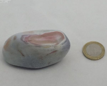Großer Achat pink, "Plum", Botswana, Einzelstück