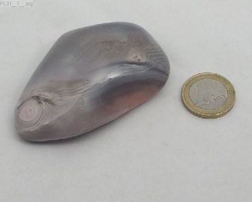 Preview: Großer Achat pink, "Plum", Botswana, Einzelstück