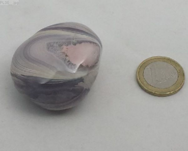 Größerer Achat pink, "Nut", Botswana, Einzelstück