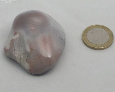 Preview: Größerer Achat pink, "Nut", Botswana, Einzelstück