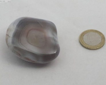 Größerer Achat pink, "Nut", Botswana, Einzelstück