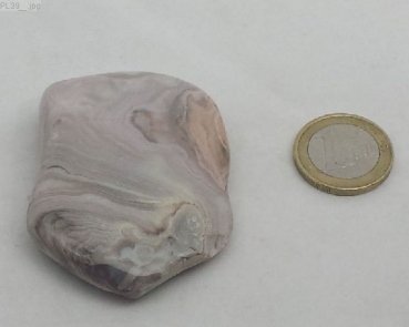 Größerer Achat pink, "Nut", Botswana, Einzelstück