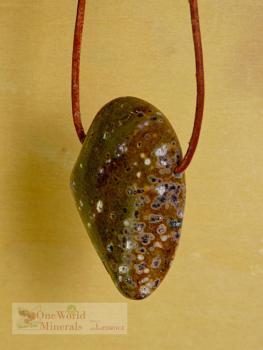 Poppy Jasper,  flach, Einzelstück
