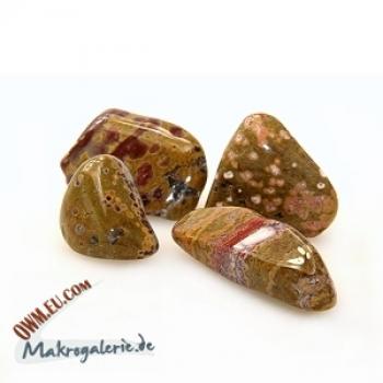 Poppy Jasper Australien Trommelstein