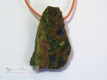 Rhyolith Australien, handgeschliffen und gebohrt, Einzelstück