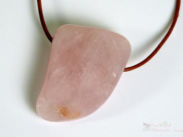 Rosenquarz Schmuckanhänger , Einzelstück