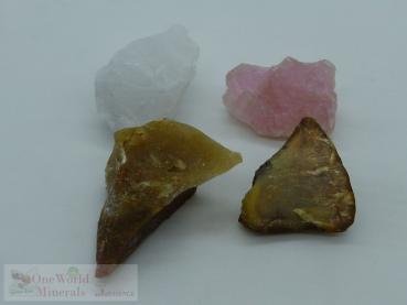 "Svadhisthana-Chakra, Sakralchakra, Sexualchakra" - quintESSENCE Chakra Wassersteine im Organza-Beutel