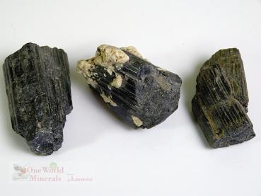 3 Turmaline, schwarz , Himalaya - Unikate