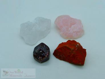 "Muladhara-Chakra, Wurzelchakra, Basischakra" - quintESSENCE Chakra Wassersteine im Organza-Beutel