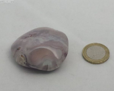 Preview: Größerer Achat pink, "Nut", Botswana, Einzelstück