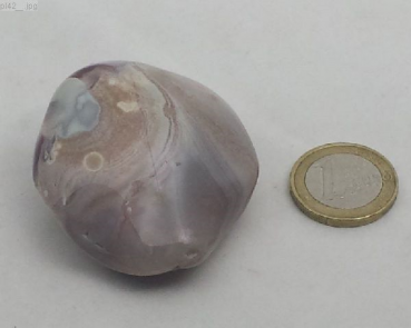 Größerer Achat pink, "Nut", Botswana, Einzelstück