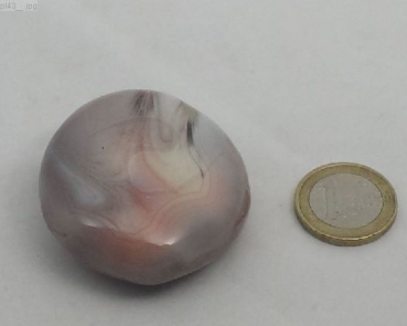 Größerer Achat pink, "Nut", Botswana, Einzelstück