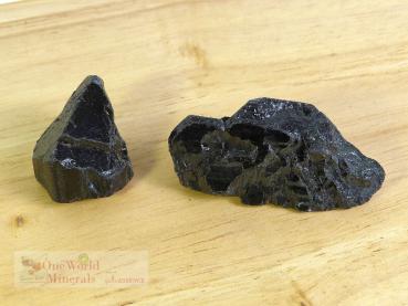 5 Turmaline, schwarz , aus Nigeria