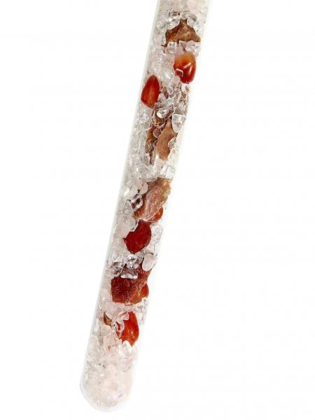 Svadhisthana-Chakra, Sakralchakra, Sexualchakra - quintESSENCE Edelsteinwasser-CHAKRA-Stab