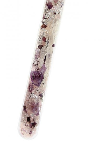 Sahasrara-Chakra, Kronenchakra, Scheitelchakra - quintESSENCE Edelsteinwasser-CHAKRA-Stab