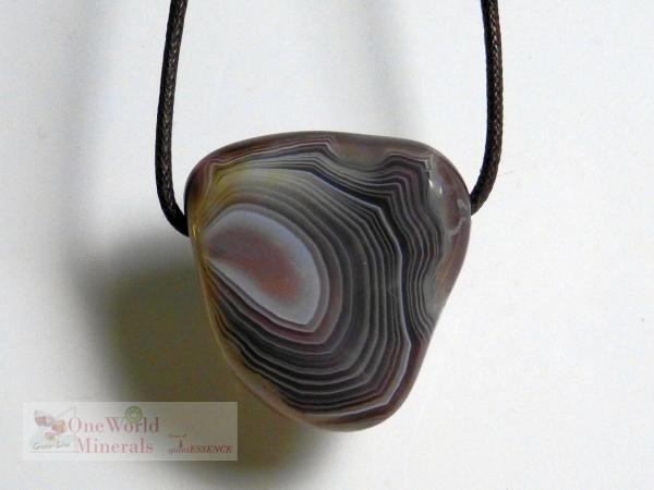 Botswana Achat,  Schmuck-Anhänger, handausgesuchtes Einzelstück